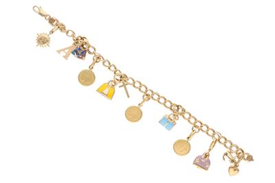 Bracciale in oro con pendenti - Asta Preziosi Bracciale in oro con pendenti - Asta Preziosi