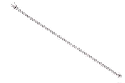 Bracciale Tennis con diamanti - Asta Preziosi Bracciale Tennis con diamanti - Asta Preziosi