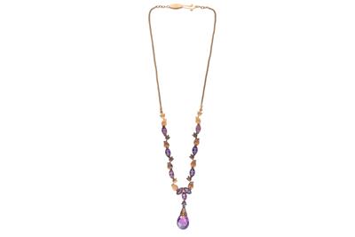 Collana con ametiste - Asta Preziosi Collana con ametiste - Asta Preziosi