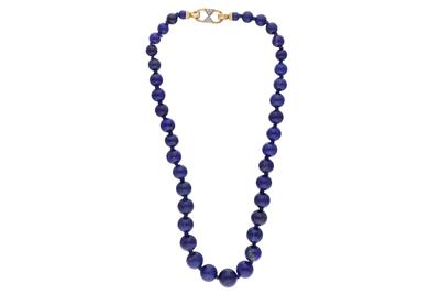 Collana di lapislazzuli e pietre con chiusura in oro 750 - Asta Preziosi Collana di lapislazzuli e pietre con chiusura in oro 750 - Asta Preziosi