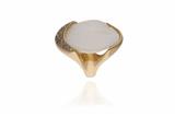 Anello con diamanti brown e madre perla - Asta Preziosi Anello con diamanti brown e madre perla - Asta Preziosi