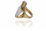 Anello con diamanti brown e madre perla - Asta Preziosi Anello con diamanti brown e madre perla - Asta Preziosi