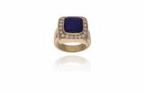 Anello con diamanti e pietra - Asta Preziosi Anello con diamanti e pietra - Asta Preziosi