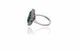 Anello con diamanti e smeraldo - Asta Preziosi Anello con diamanti e smeraldo - Asta Preziosi