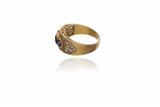 Anello con diamanti, rubino e zaffiri - Asta Preziosi Anello con diamanti, rubino e zaffiri - Asta Preziosi