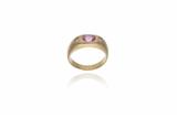 Anello con pietra e diamanti - Asta Preziosi