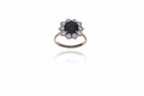 Anello con zaffiro e diamanti - Asta Preziosi Anello con zaffiro e diamanti - Asta Preziosi