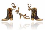 Rosato Bags and Shoes, 3 charms con smalti - Asta Preziosi Rosato Bags and Shoes, 3 charms con smalti - Asta Preziosi