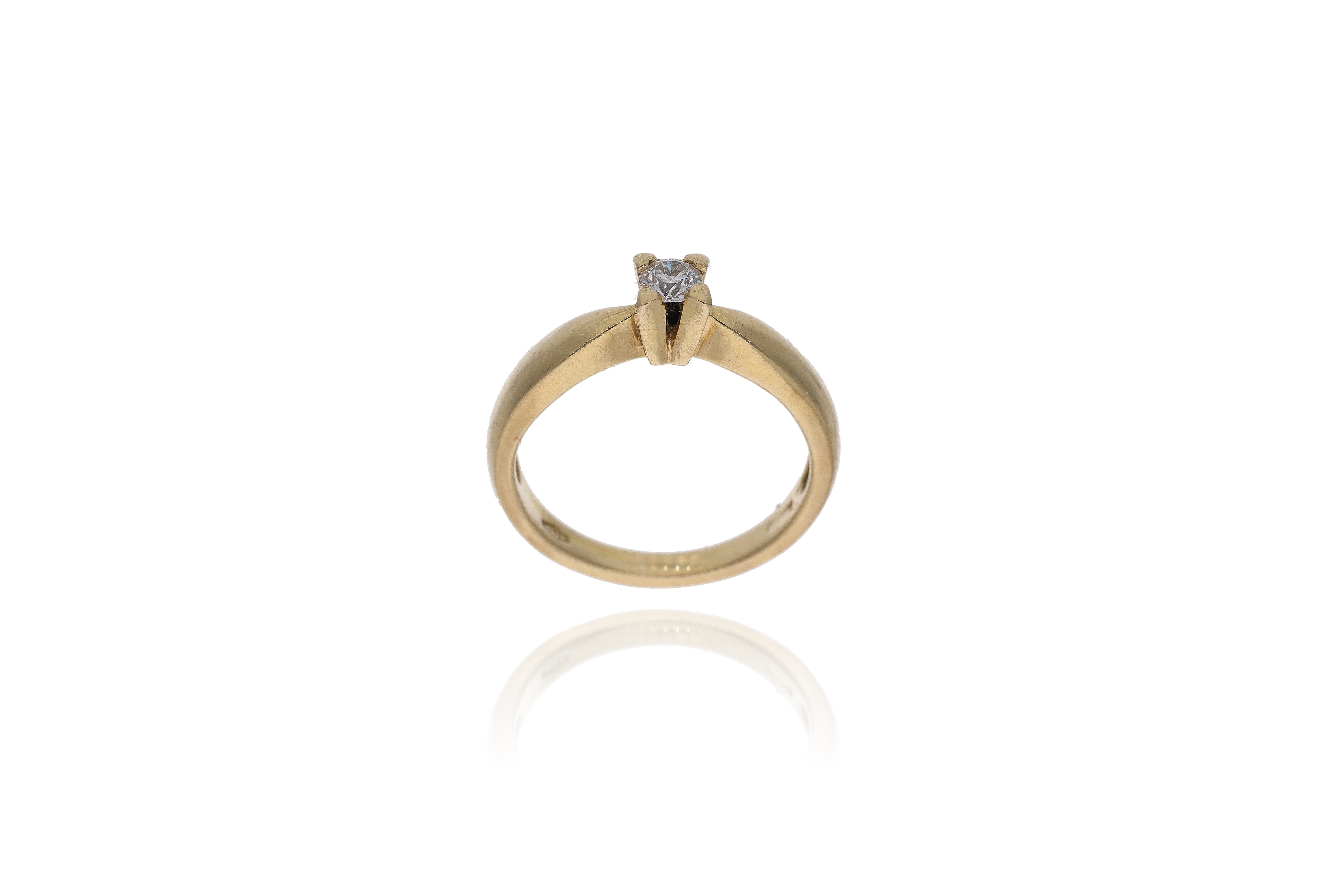 Anello con diamante - Asta Preziosi