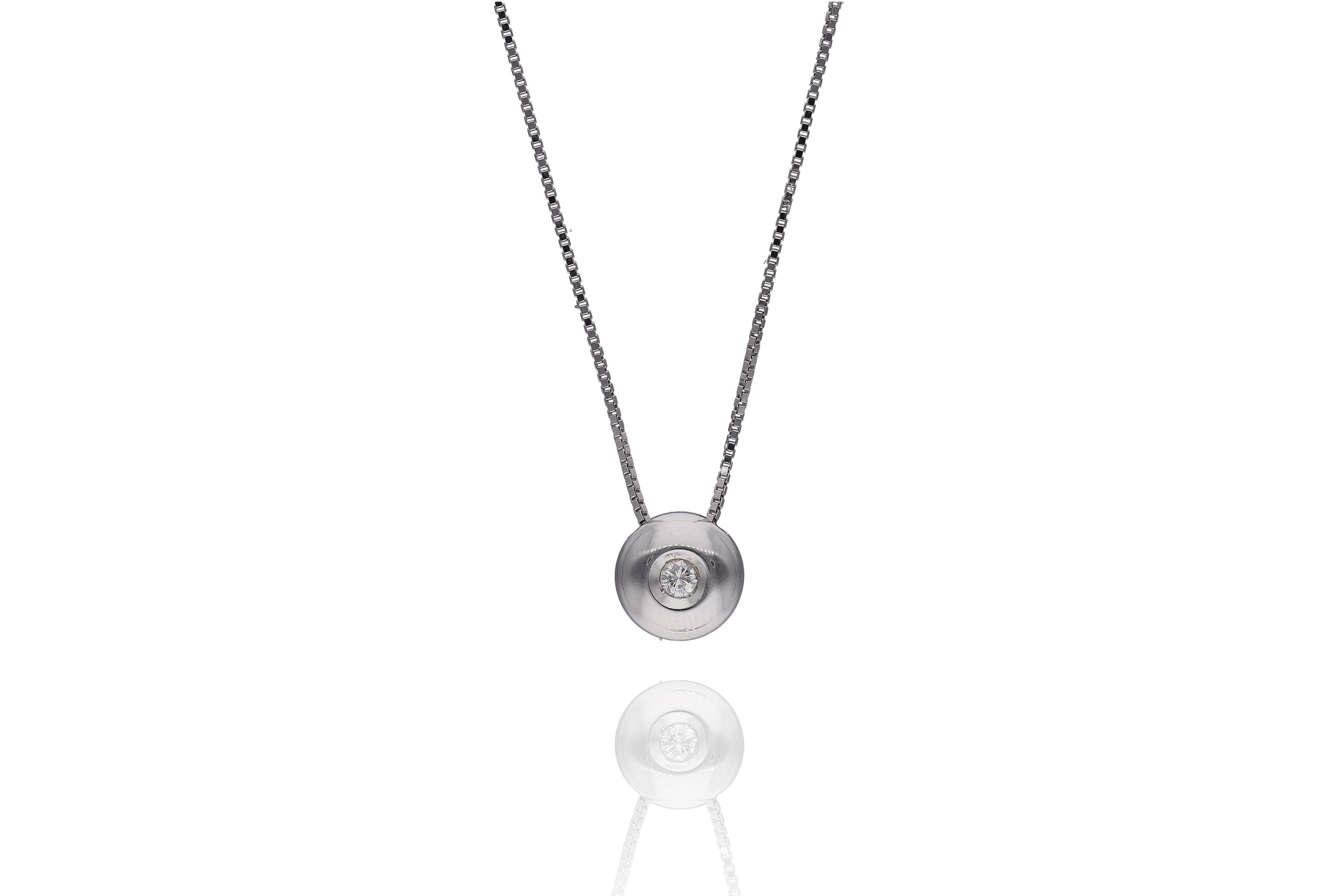 Collana con diamante - Asta Preziosi