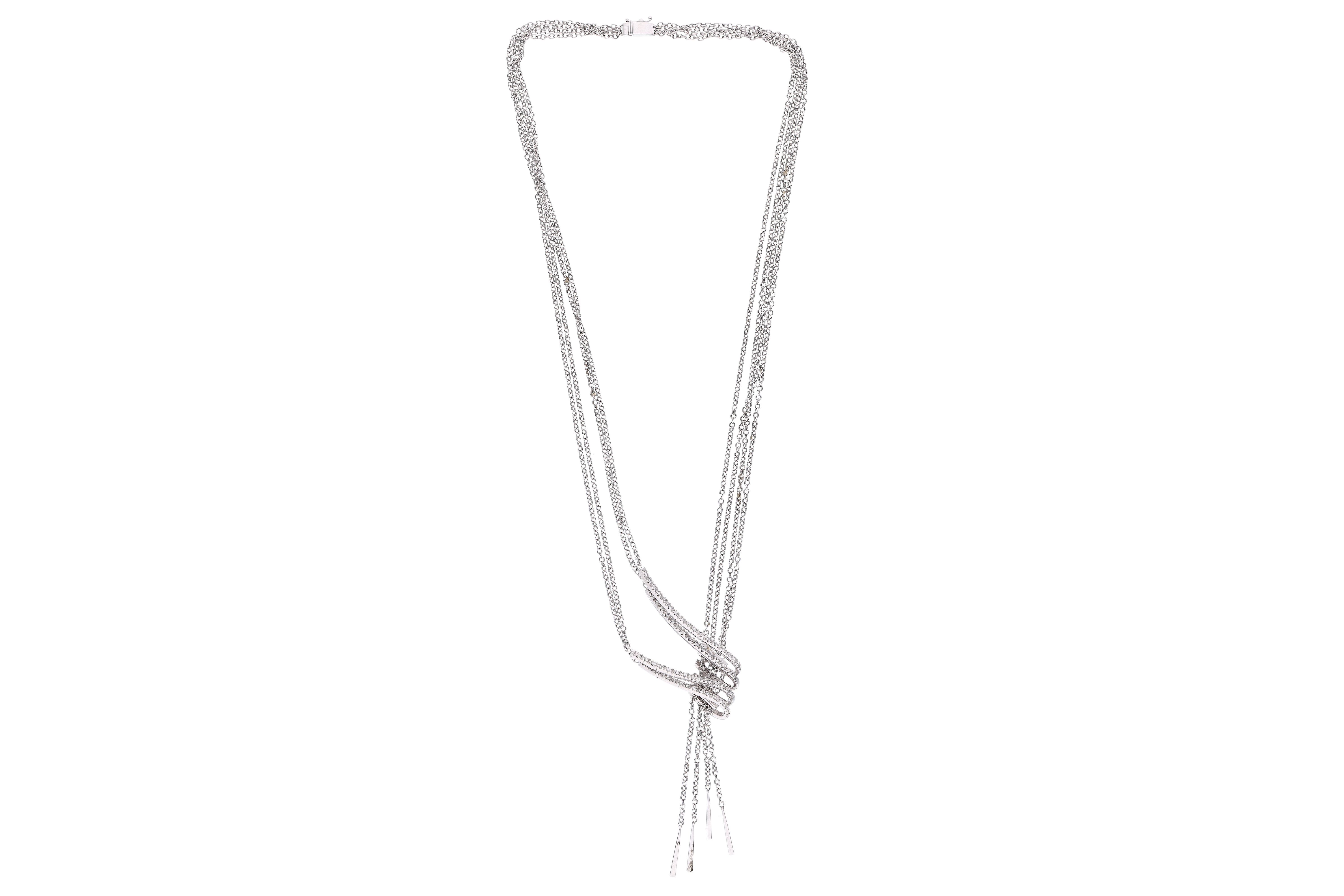 Collana con diamanti - Asta Preziosi