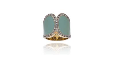 Anello con diamanti e pietre - Asta Preziosi Anello con diamanti e pietre - Asta Preziosi