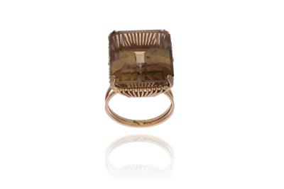 Anello con quarzo citrino - Asta Preziosi Anello con quarzo citrino - Asta Preziosi