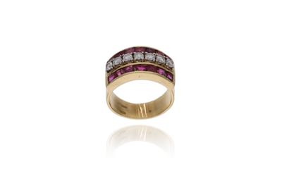 Anello con rubini e diamanti - Asta Preziosi Anello con rubini e diamanti - Asta Preziosi