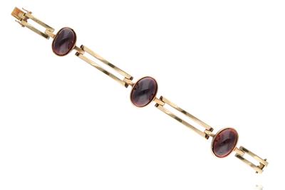 Bracciale con granati - Asta Preziosi Bracciale con granati - Asta Preziosi