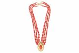 Parure composta da paio di orecchini e collana con coralli - Asta Preziosi Parure composta da paio di orecchini e collana con coralli - Asta Preziosi