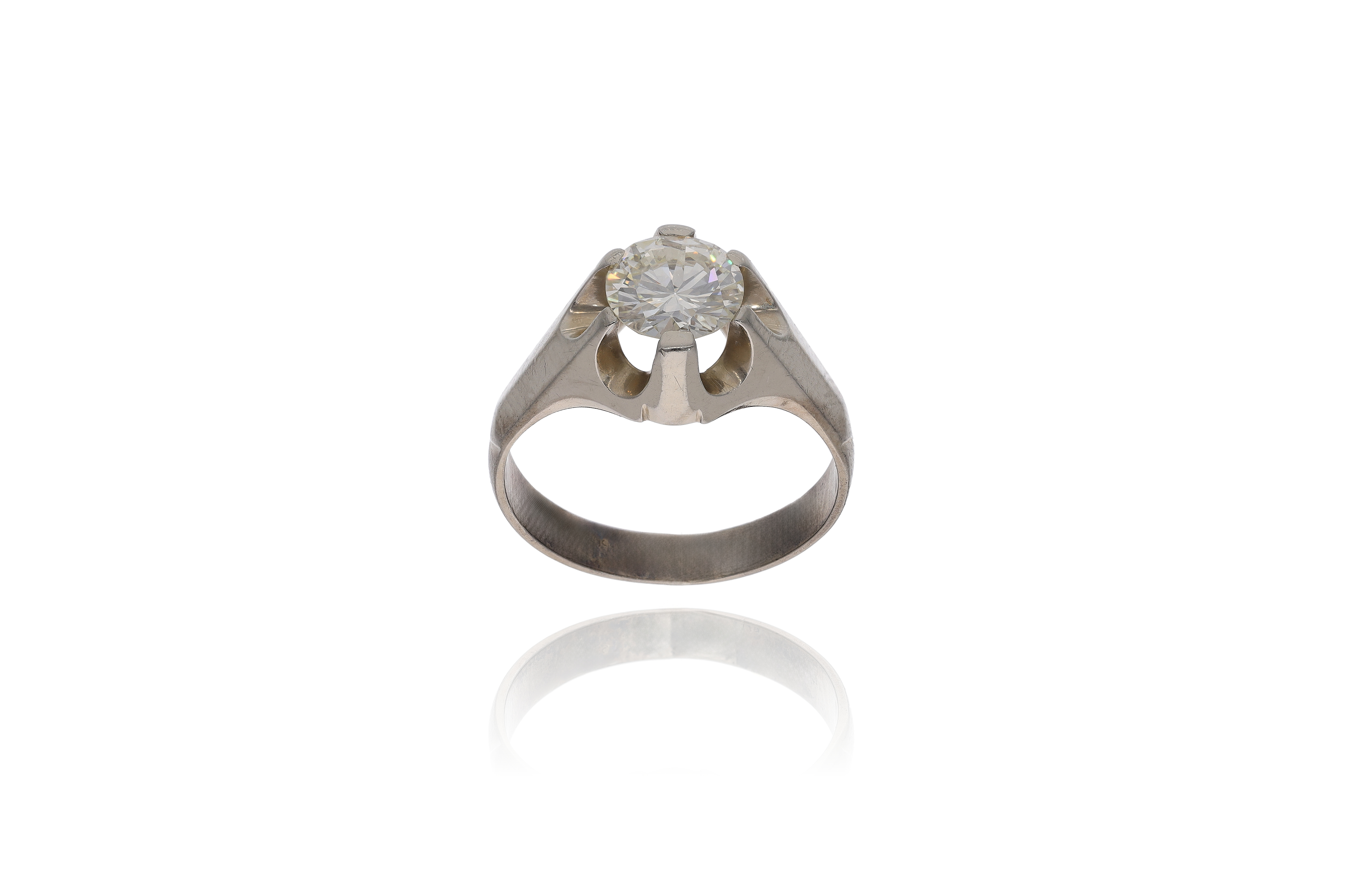 Anello con diamante - Asta Preziosi