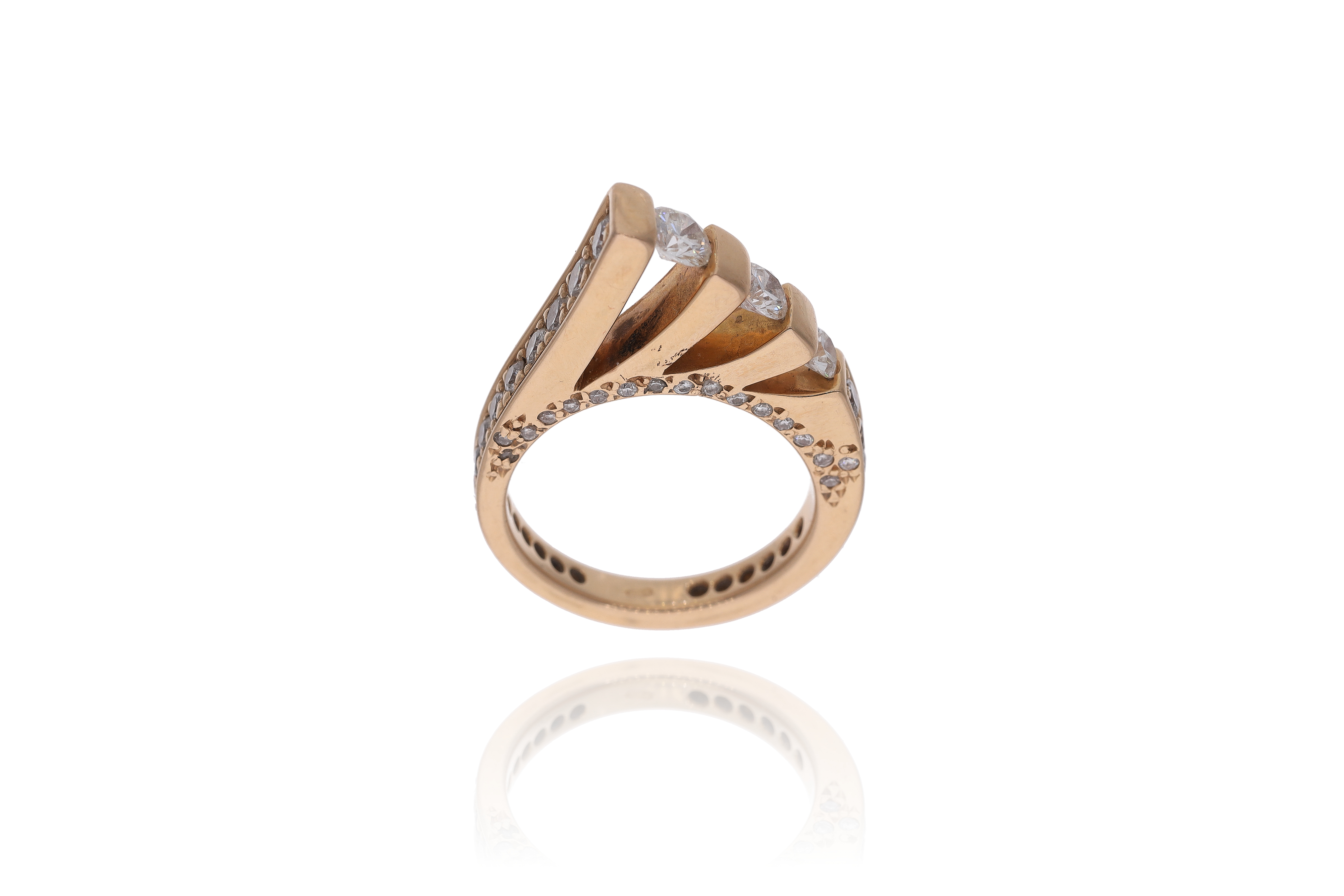 Anello con diamanti - Asta Preziosi