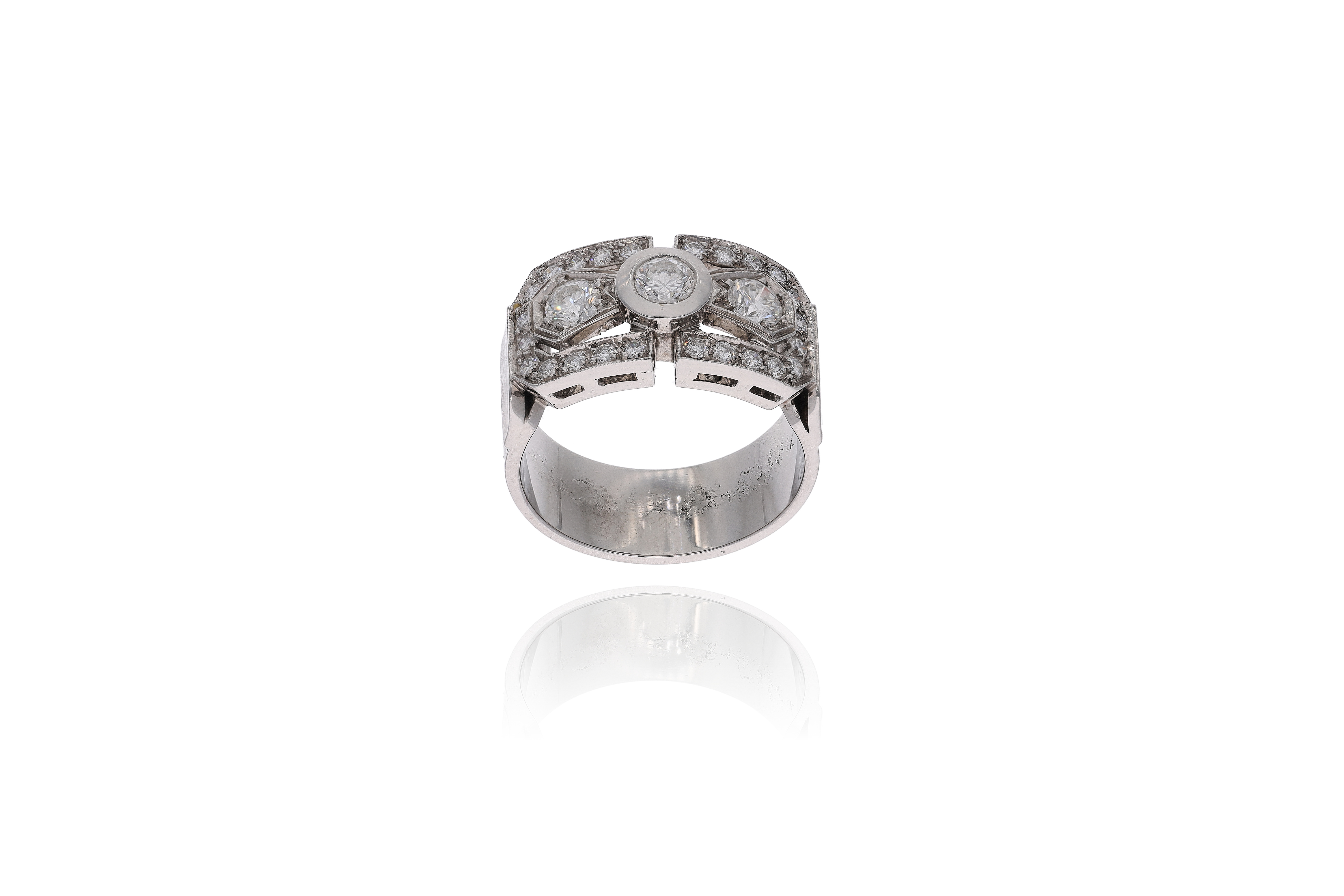 Anello con diamanti - Asta Preziosi