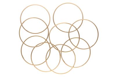 Nove bracciali in oro - Asta Preziosi