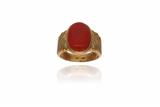 Anello con corallo - Asta Preziosi Anello con corallo - Asta Preziosi