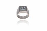 Anello con diamanti e pietra - Asta Preziosi Anello con diamanti e pietra - Asta Preziosi