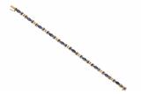 Bracciale con diamanti e zaffiri - Asta Preziosi Bracciale con diamanti e zaffiri - Asta Preziosi