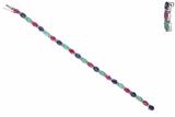 Bracciale e ciondolo con diamanti, rubini, zaffiri, smeraldi e pietre - Asta Preziosi Bracciale e ciondolo con diamanti, rubini, zaffiri, smeraldi e pietre - Asta Preziosi