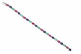 Bracciale e ciondolo con diamanti, rubini, zaffiri, smeraldi e pietre - Asta Preziosi Bracciale e ciondolo con diamanti, rubini, zaffiri, smeraldi e pietre - Asta Preziosi