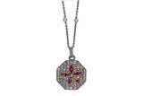 Collana e ciondolo con perle, rubini e diamanti - Asta Preziosi Collana e ciondolo con perle, rubini e diamanti - Asta Preziosi