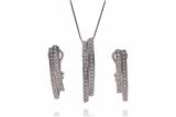 Parure collana, anello, orecchini con diamanti - Asta Preziosi Parure collana, anello, orecchini con diamanti - Asta Preziosi