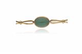 Parure composta da spilla e anello con quarzi avventurina - Asta Preziosi Parure composta da spilla e anello con quarzi avventurina - Asta Preziosi