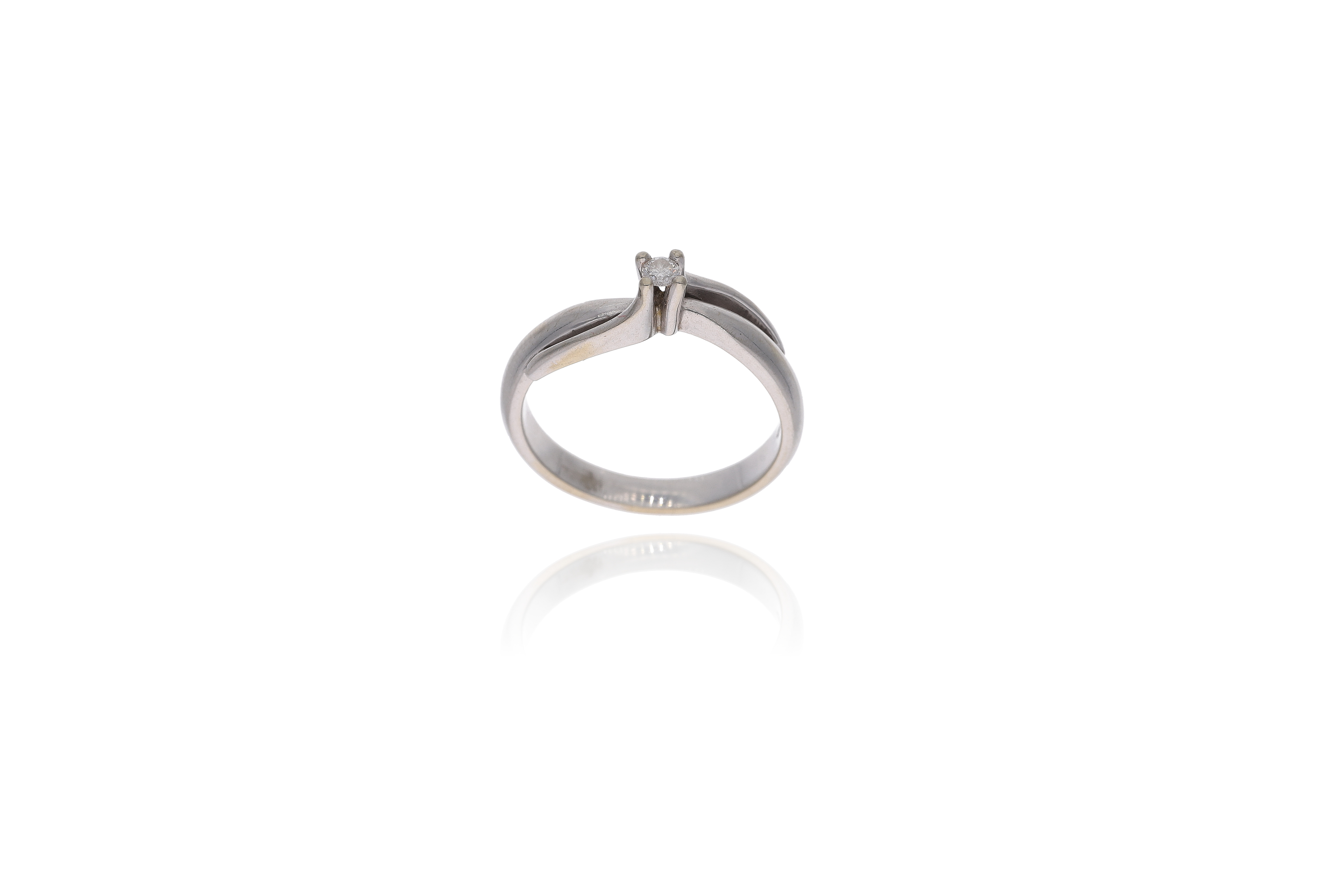 Anello con diamante - Asta Preziosi
