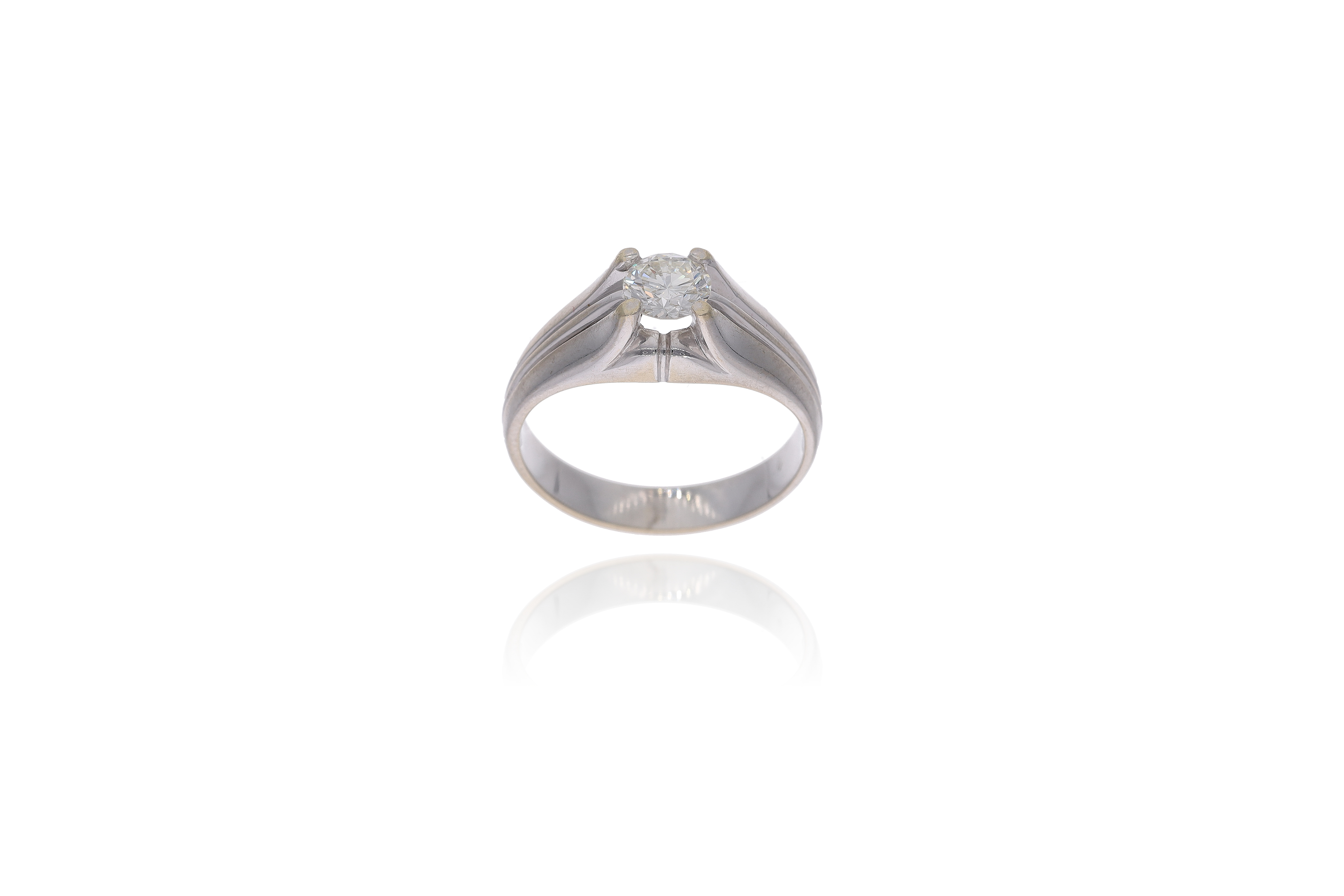 Anello con diamante - Asta Preziosi