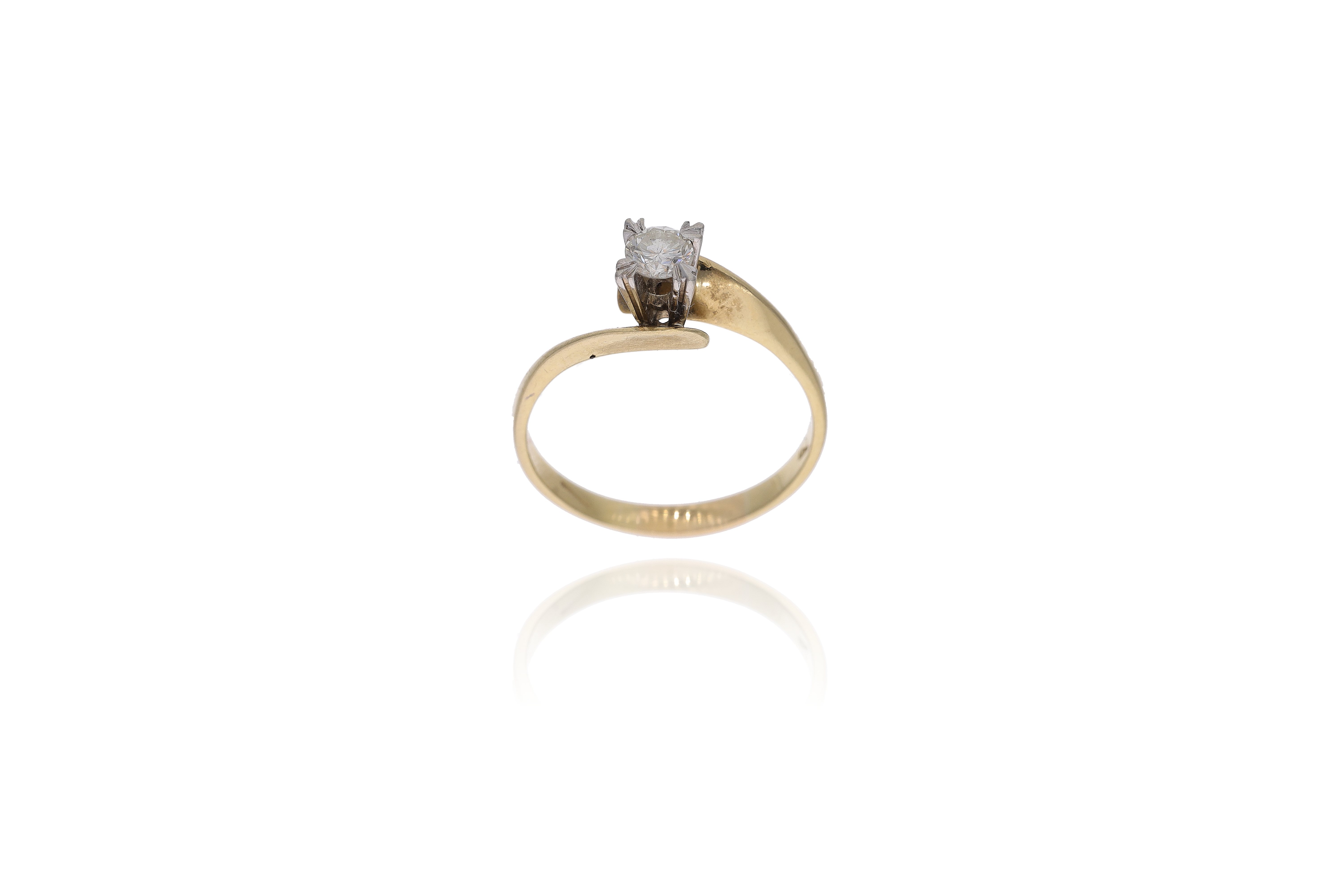 Anello con diamante - Asta Preziosi