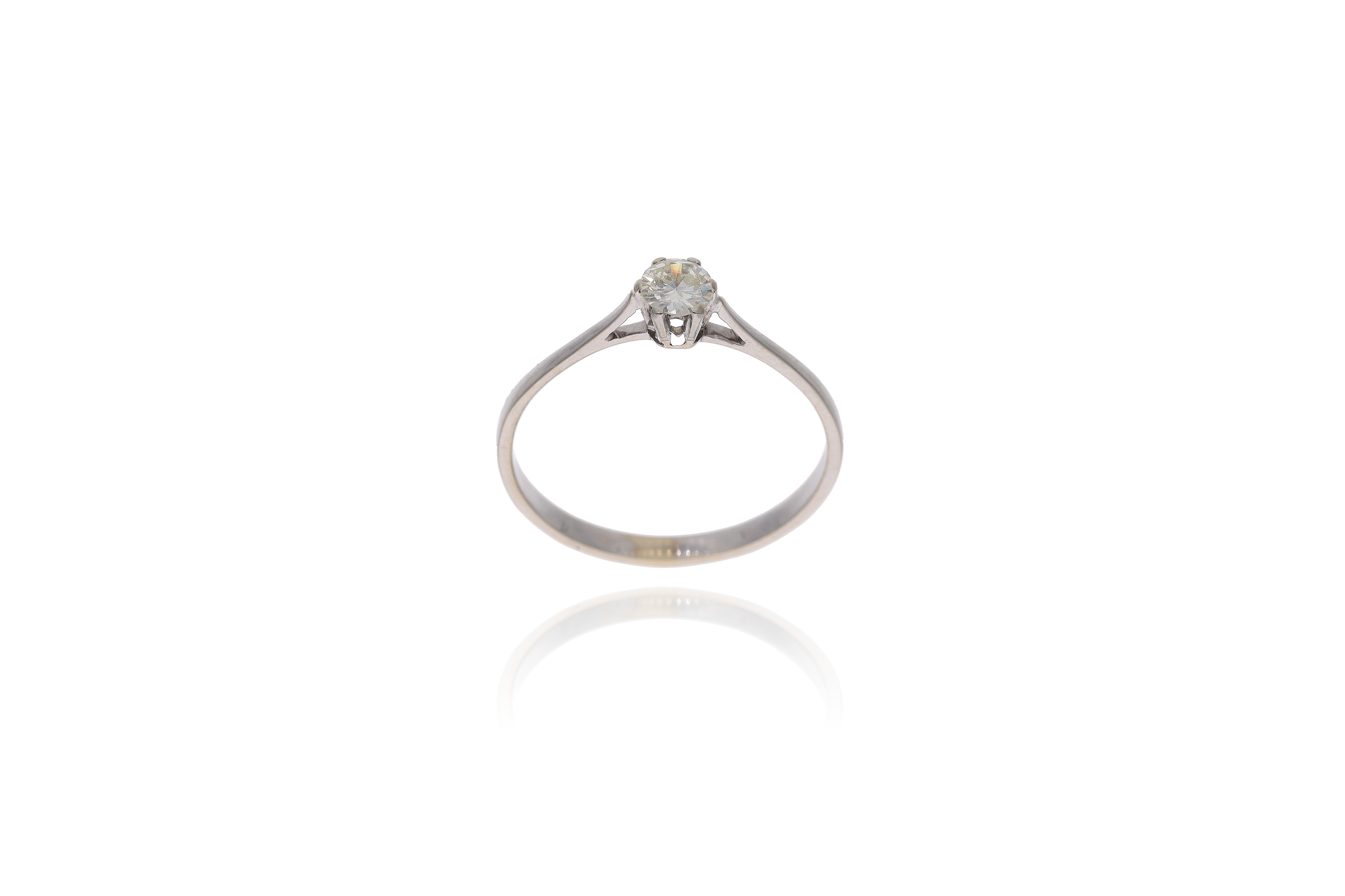 Anello con diamante - Asta Preziosi