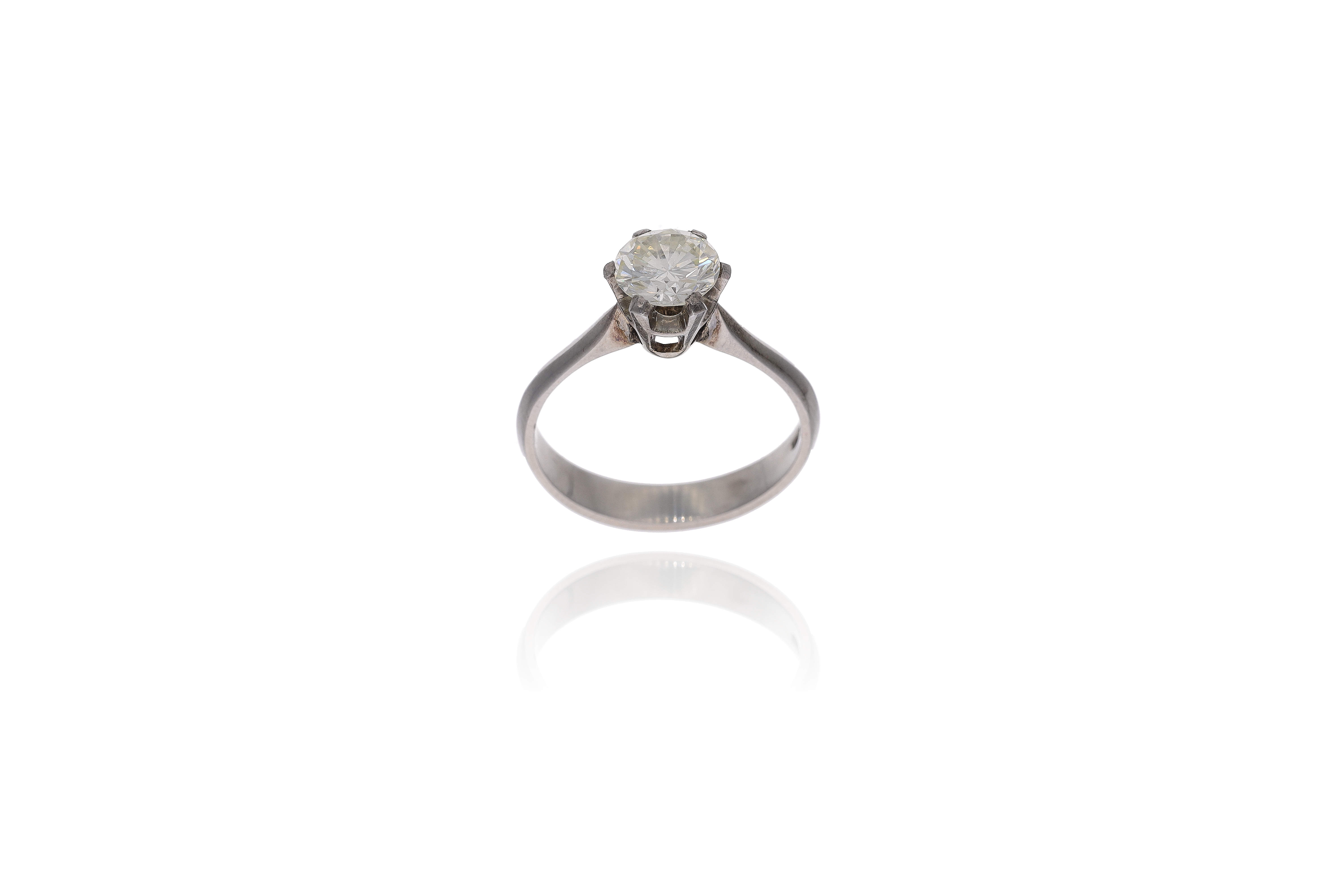 Anello con diamante - Asta Preziosi