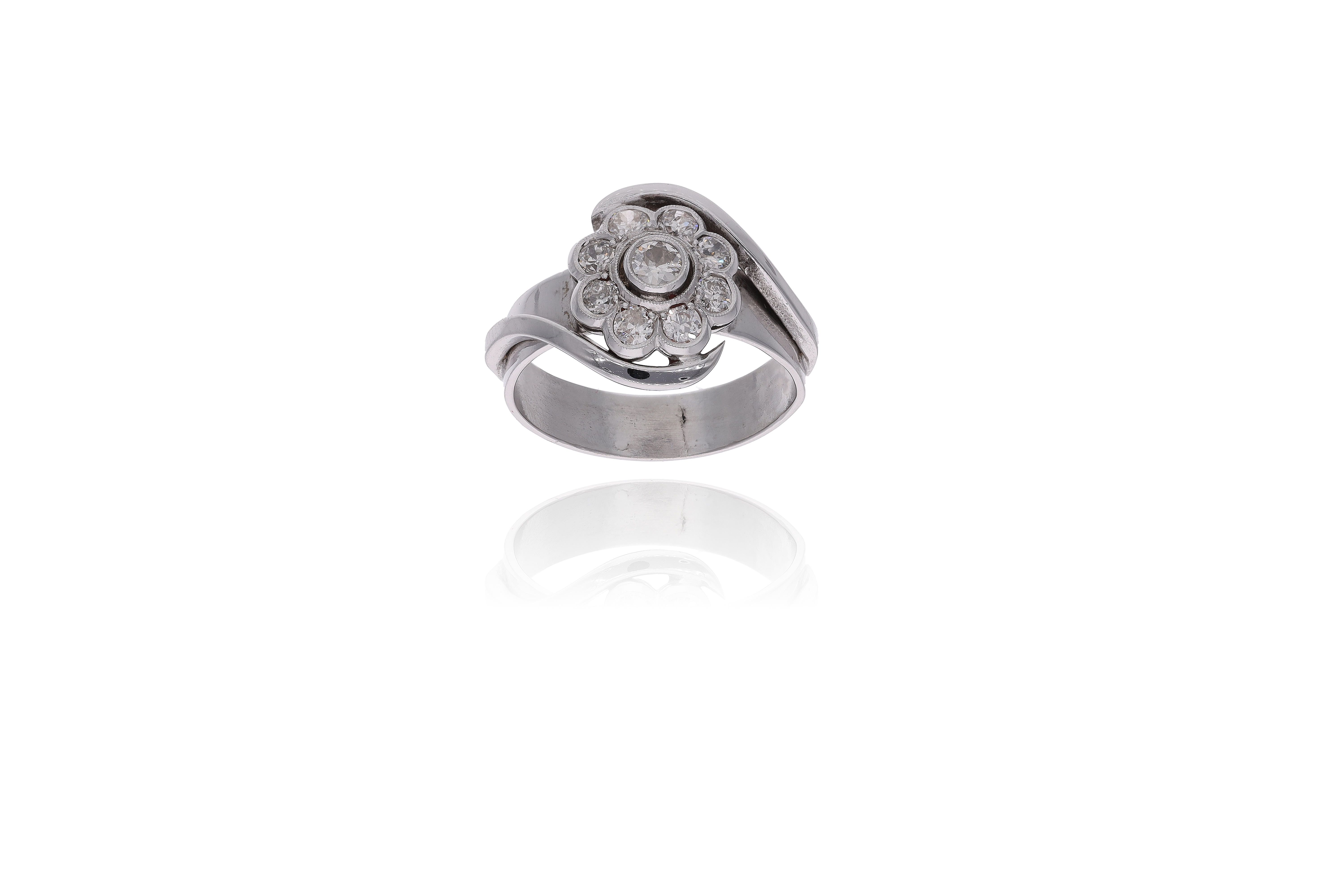 Anello con diamanti - Asta Preziosi