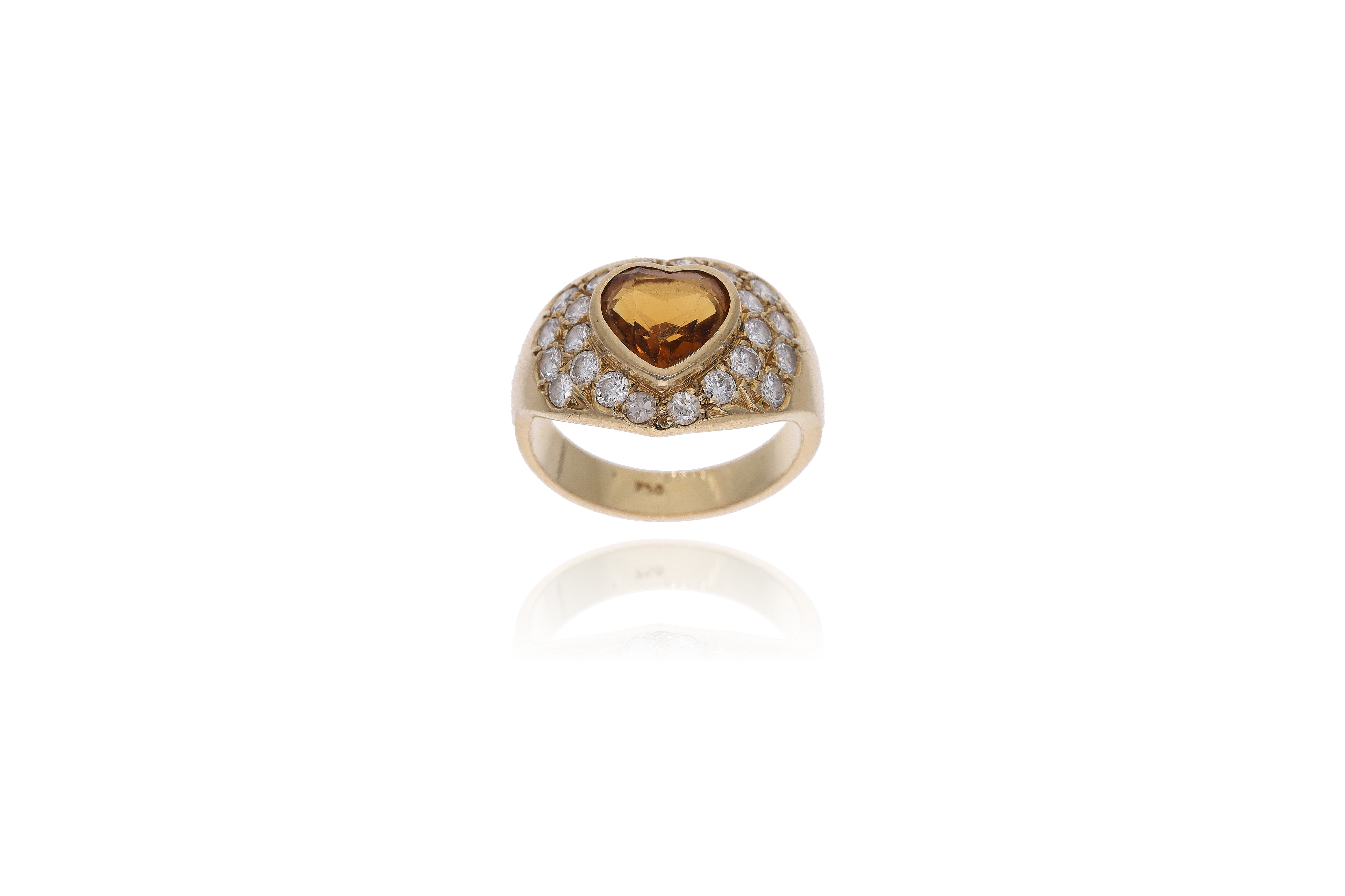 Anello con diamanti e quarzo - Asta Preziosi