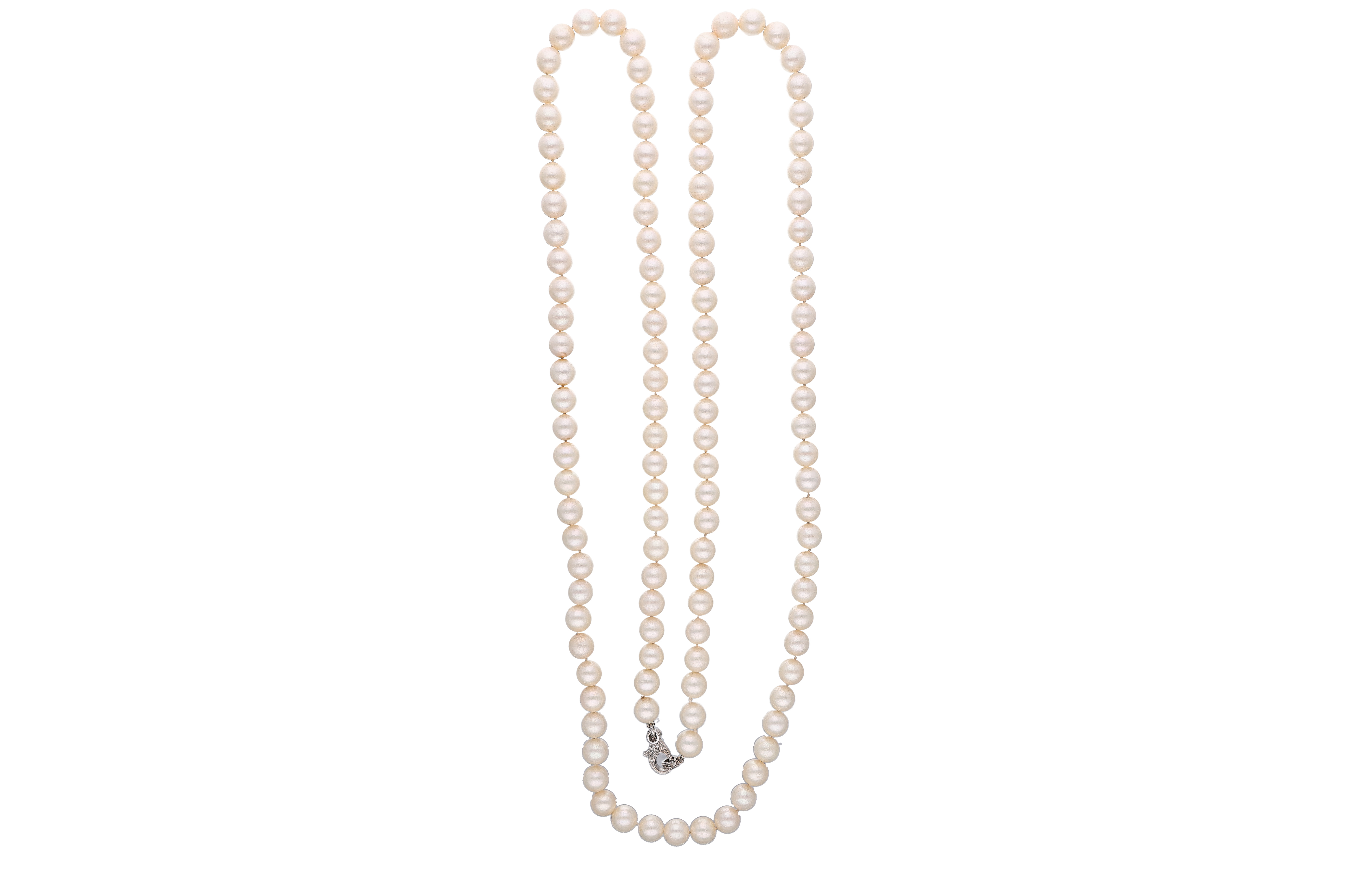 Collana di perle e diamanti - Asta Preziosi
