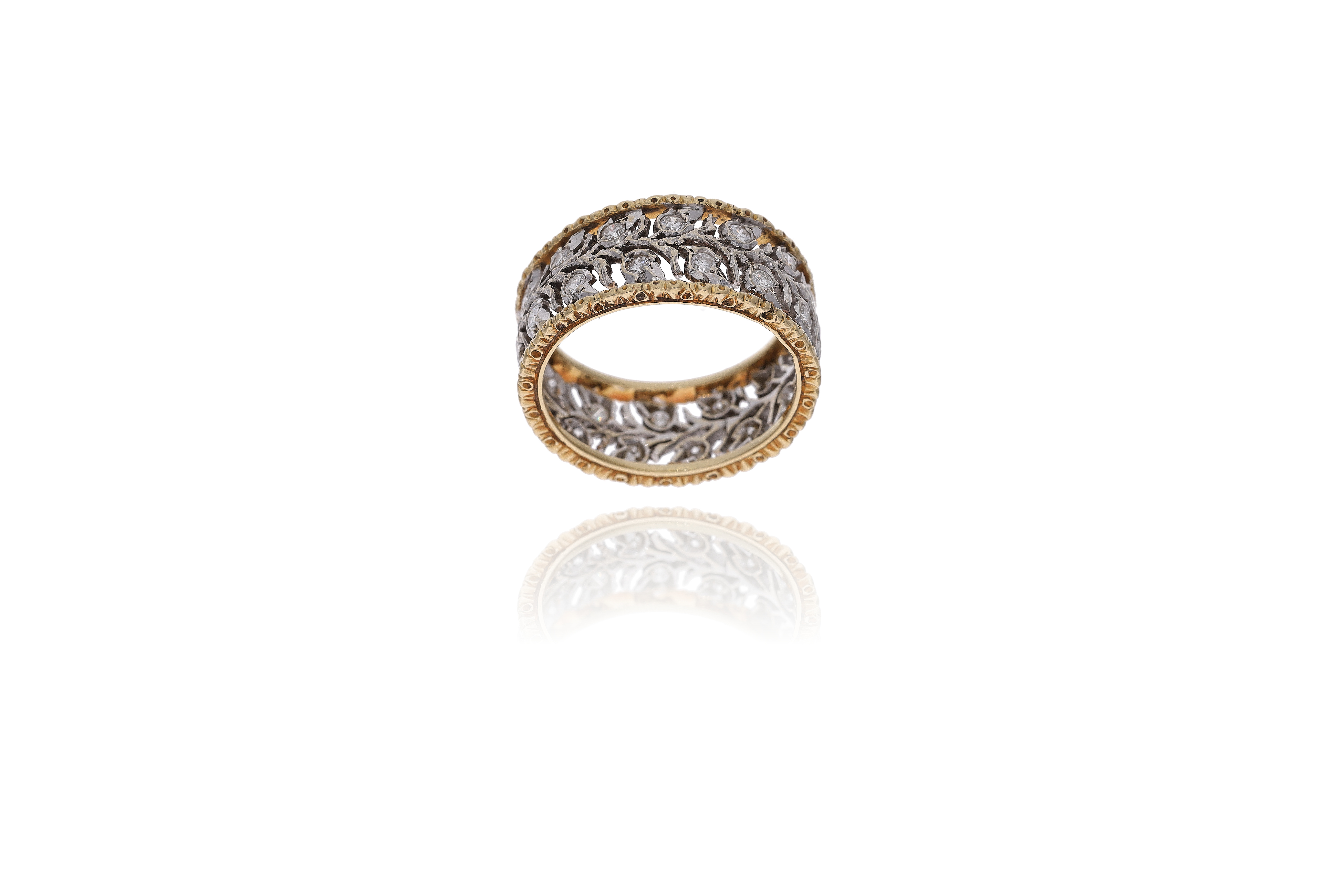 Mario Buccellati, anello Ramage Eternelle con diamanti - Asta Preziosi