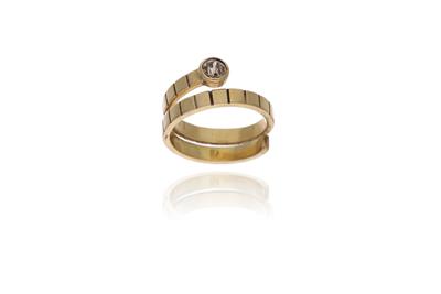 Anello con diamante brown - Asta Preziosi Anello con diamante brown - Asta Preziosi