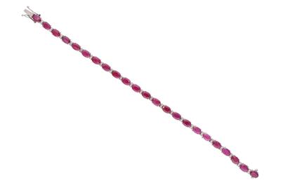 Bracciale con rubini, diamanti e pietra - Asta Preziosi Bracciale con rubini, diamanti e pietra - Asta Preziosi