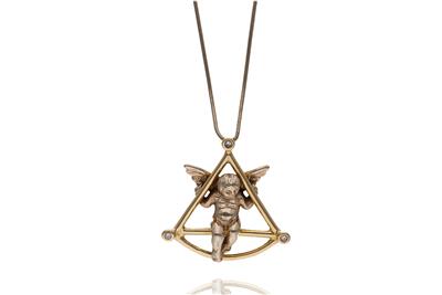 Collana e ciondolo con diamanti - Asta Preziosi