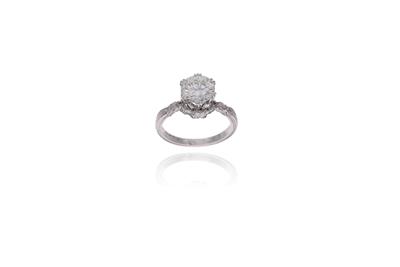 Mario Buccellati, anello con diamante - Asta Preziosi Mario Buccellati, anello con diamante - Asta Preziosi