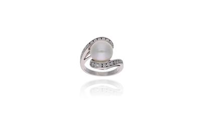 Na Hoku, anello con perla e diamanti - Asta Preziosi Na Hoku, anello con perla e diamanti - Asta Preziosi