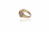 Anello con diamanti e quarzo - Asta Preziosi Anello con diamanti e quarzo - Asta Preziosi