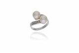 Anello con perle e diamanti - Asta Preziosi Anello con perle e diamanti - Asta Preziosi