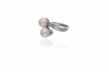 Anello con perle e diamanti - Asta Preziosi Anello con perle e diamanti - Asta Preziosi