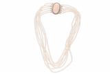 Collana di perle di acqua dolce con diamanti e corallo - Asta Preziosi Collana di perle di acqua dolce con diamanti e corallo - Asta Preziosi